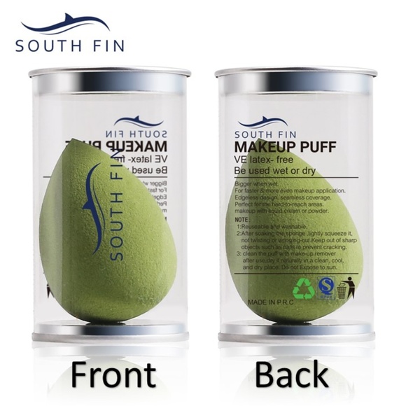 Water Droplet Shaped Foundation Blending Sponge - Picture 2 of 3